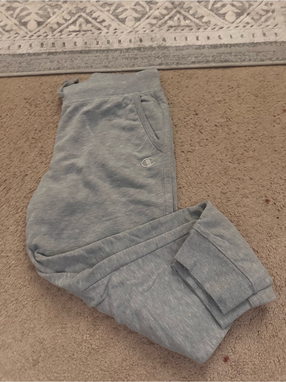Champion Kids Light Gray Heather Jogger Sweatpants